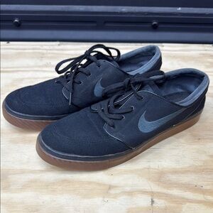 Nike Black Canvas Sneakers